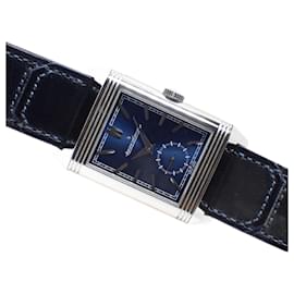 Jaeger Lecoultre-JAEGER LECOULTRE Reverso Tribute duo blue Dial Q3988482 Mens-Silvery