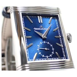 Jaeger Lecoultre-JAEGER LECOULTRE Reverso Tribute duo blue Dial Q3988482 Mens-Silvery