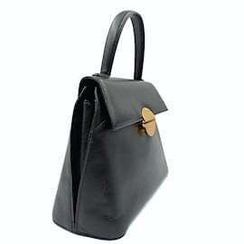 Givenchy-Givenchy Givenchy Vintage-Handtasche aus schwarzem Kaviarleder-Schwarz