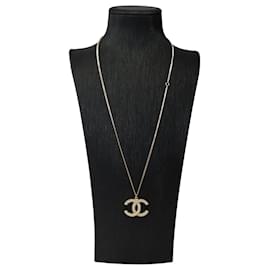 Chanel-CHANEL CC Jewelry in Gold Metal - 101541-Golden