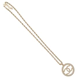 Chanel-Joyas CHANEL CC en metal dorado - 101539-Dorado