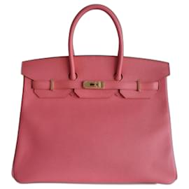 Hermès-HERMES BIRKIN BAG 35 flamingos-Pink