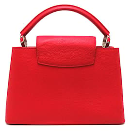 Louis Vuitton-Taurillon Capucines PM M42237-Rosso