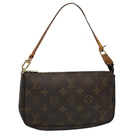 Louis Vuitton-LOUIS VUITTON Monogramm Pochette Accessoires Tasche M.51980 LV Auth ar10466-Monogramm