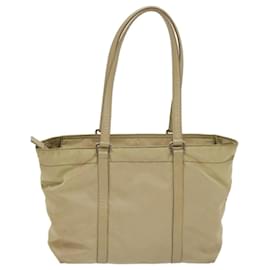 Prada-PRADA Tragetasche Nylon Beige Auth ac2374-Beige