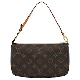 Louis Vuitton-LOUIS VUITTON Monogram Pochette Accessoires Pouch M51980 LV Auth yk9062-Monogram