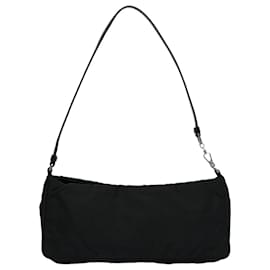 Prada-PRADA Shoulder Bag Nylon Black Auth yk9117-Black
