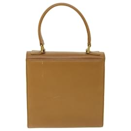 Givenchy-GIVENCHY Bolsa de mão em couro marrom Auth yk9068-Marrom