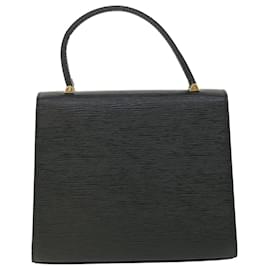 Louis Vuitton-LOUIS VUITTON Epi Malesherbes Hand Bag Black M52372 LV Auth yk9162-Black