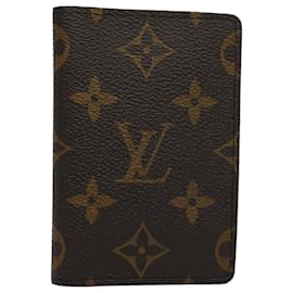 Louis Vuitton-LOUIS VUITTON Monogram Organizer De Poch Card Case M60502 LV Auth 56719a-Monogram