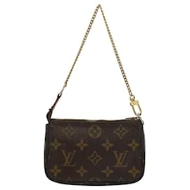 Louis Vuitton-LOUIS VUITTON Monogram T&B Mini Pochette Accessoires Pouch M60153 LV Auth yk9138-Monogram