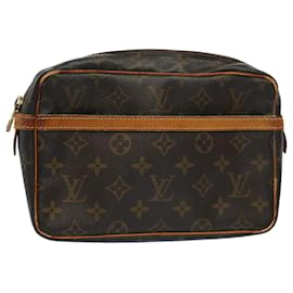 Louis Vuitton-Louis Vuitton Monogram Compiegne 23 Clutch Bag M51847 LV Auth ac2261-Monogram