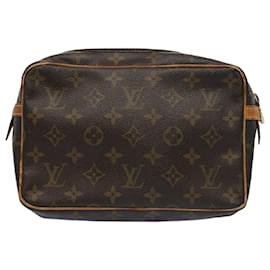 Louis Vuitton-Louis Vuitton Monogram Compiegne 23 Clutch Bag M51847 LV Auth ac2261-Monogram