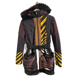 FENDI Coats T.International S Polyester Brown