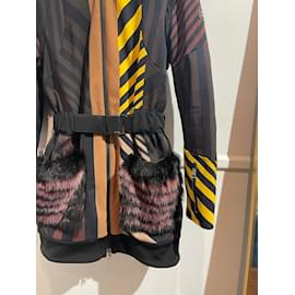 Fendi-Manteaux FENDI T.International S Polyester-Marron