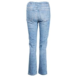 Chanel-Chanel Checked Denim Jeans in Blue Cotton-Other