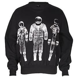 Chanel-Suéter Chanel com estampa de astronauta em algodão preto-Outro