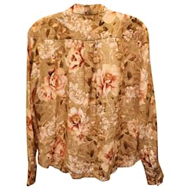Zimmermann-Camisa Zimmermann em linho com estampa floral-Outro
