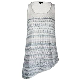 Chanel-Canotta Chanel lavorata a maglia in tweed di cashmere multicolore-Altro,Stampa python