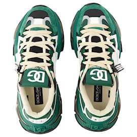 Dolce & Gabbana-Airmaster Sneakers - Dolce&Gabbana - Nylon - Green/Black-Green