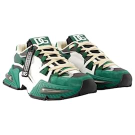 Dolce & Gabbana-Airmaster Sneakers - Dolce&Gabbana - Nylon - Green/Black-Green