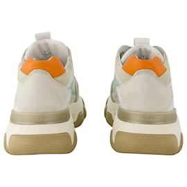 Hogan-Hyperaktive Sneakers – Hogan – Leder – Grau/braun-Weiß