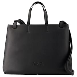 Apc-Petit sac cabas Market - A.P.C. - Synthétique - Noir-Noir