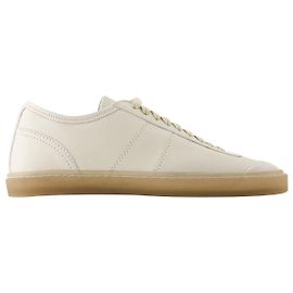 Linoleum Basic Sneakers - Lemaire - Leather - White Clay Black