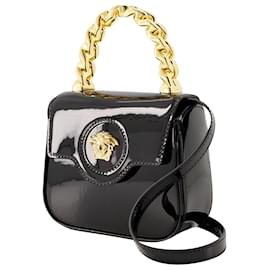 Versace-La Medusa Mini Bag - Versace - Leather - Black-Black