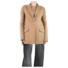 Joseph-Beige wool-blend jacket - size UK 14-Other