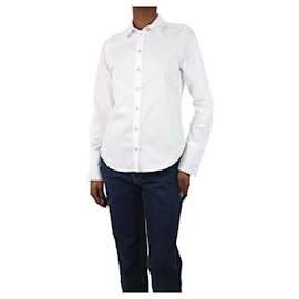 Frame Denim-Chemise blanche à manches longues - taille UK 6-Blanc