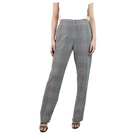 Golden Goose Deluxe Brand Calça xadrez azul e branca - tamanho M Azul