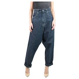 Y'S Vaqueros azules con pernera caída - talla UK 10 Azul