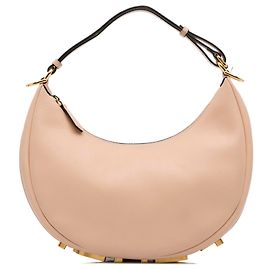 Fendi Marron Petit Fendigraphy Hobo Marron Beige