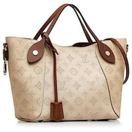 Louis Vuitton-Monograma marrón de Louis Vuitton Mahina Hina PM-Castaño,Beige