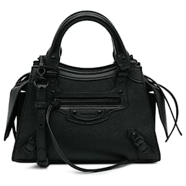 Balenciaga-Balenciaga Black Mini Neo Classic City-Black