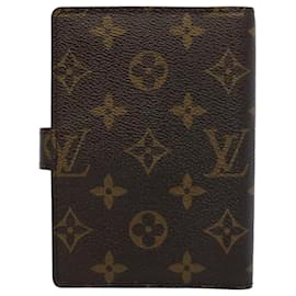 Louis Vuitton-LOUIS VUITTON Monogram Agenda PM Day Planner Cover R20005 LV Auth ki3611-Monogramma