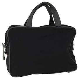 Prada-PRADA Sports Hand Bag Nylon Black Auth ar10399-Black