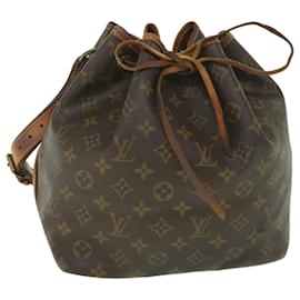 Louis Vuitton-LOUIS VUITTON Monogram Petit Noe Shoulder Bag M42226 LV Auth 56138-Monogram