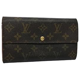 Louis Vuitton-LOUIS VUITTON Monogram Portefeuille Sarah Long Wallet M60531 LV Auth 56788-Monogram