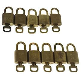 Louis Vuitton-Louis Vuitton padlock 10set Gold Tone LV Auth ep1992-Other