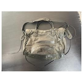 Balenciaga-city-Dark green