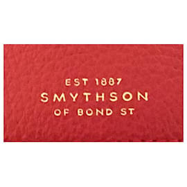Smythson-Pochette Burlington-Rouge