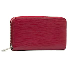 Louis Vuitton-Louis Vuitton Red Epi Zippy Long Wallet-Red