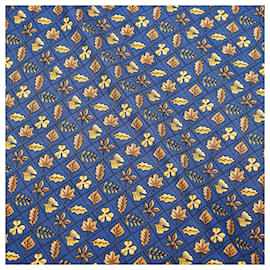 Hermès-Hermes Blue Stole Angore Silk Scarf-Blue