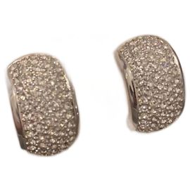 Orecchini Dior metallo argentato Argento