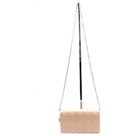 Christian Dior-CHRISTIAN DIOR HANDTASCHE LADY POUCH CANNAGE CROSSBODY BAG AUS LACKLEDER-Andere