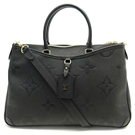 Louis Vuitton-NEUF SAC A MAIN LOUIS VUITTON TRIANON MM M46487 CUIR EMPREINTE MONOGRAM-Noir