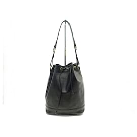 Louis Vuitton-VINTAGE SAC A MAIN LOUIS VUITTON NOE GM M59002 EN CUIR EPI NOIR HAND BAG-Noir