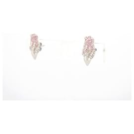 Dior-CHRISTIAN DIOR DNA PINK STRASS E EARRINGS0095DNACY METAL EARRINGS-Silvery